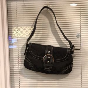Black coach purse